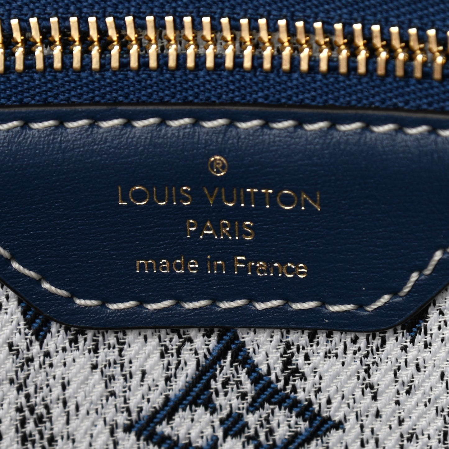 Monogram Jacquard Denim Speedy Bandouliere 25 Bleu
