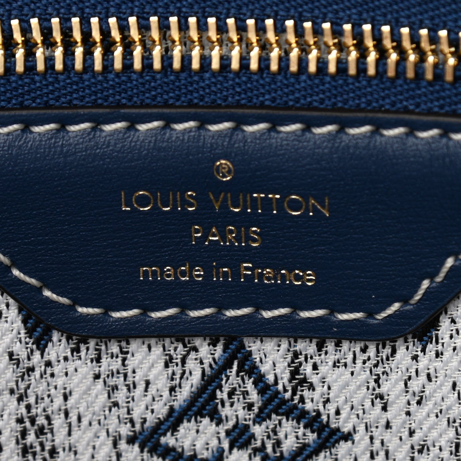 Louis Vuitton Monogram Jacquard Denim Speedy Bandouliere 25 Bleu 6 of 10