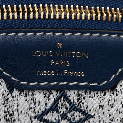 Louis Vuitton Monogram Jacquard Denim Speedy Bandouliere 25 Bleu 6 of 10
