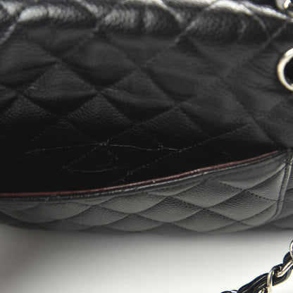 Chanel Caviar Quilted Medium Double Flap Black 11 of 12