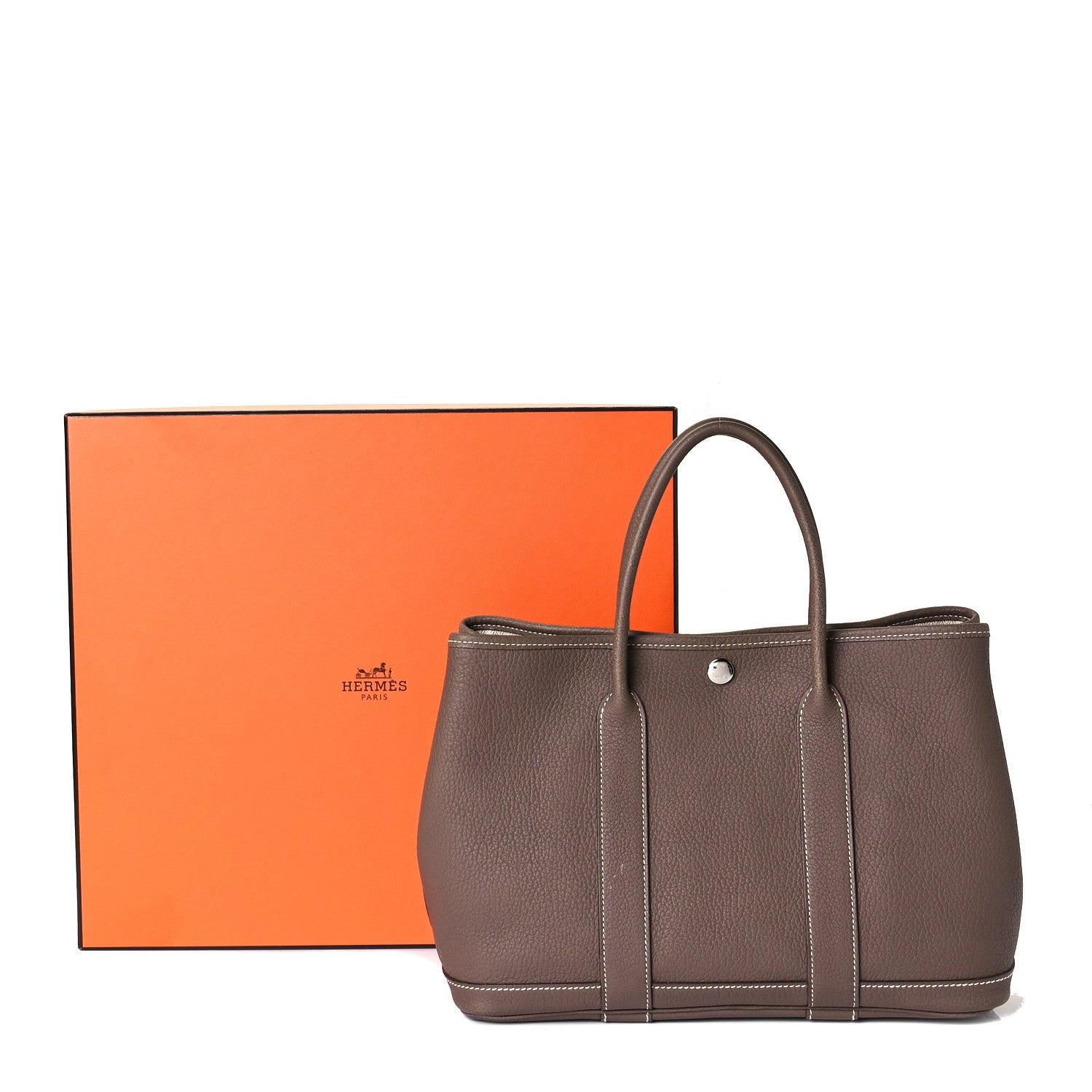 Hermes Negonda Garden Party 30 TPM Etoupe 7 of 9