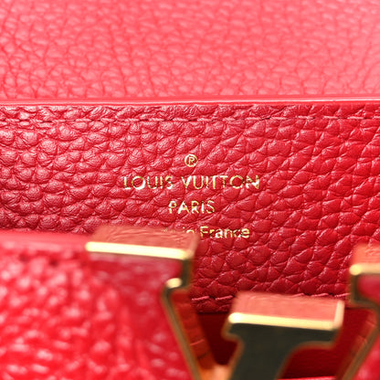 Louis Vuitton Taurillon Mini Capucines Scarlet 5 of 8