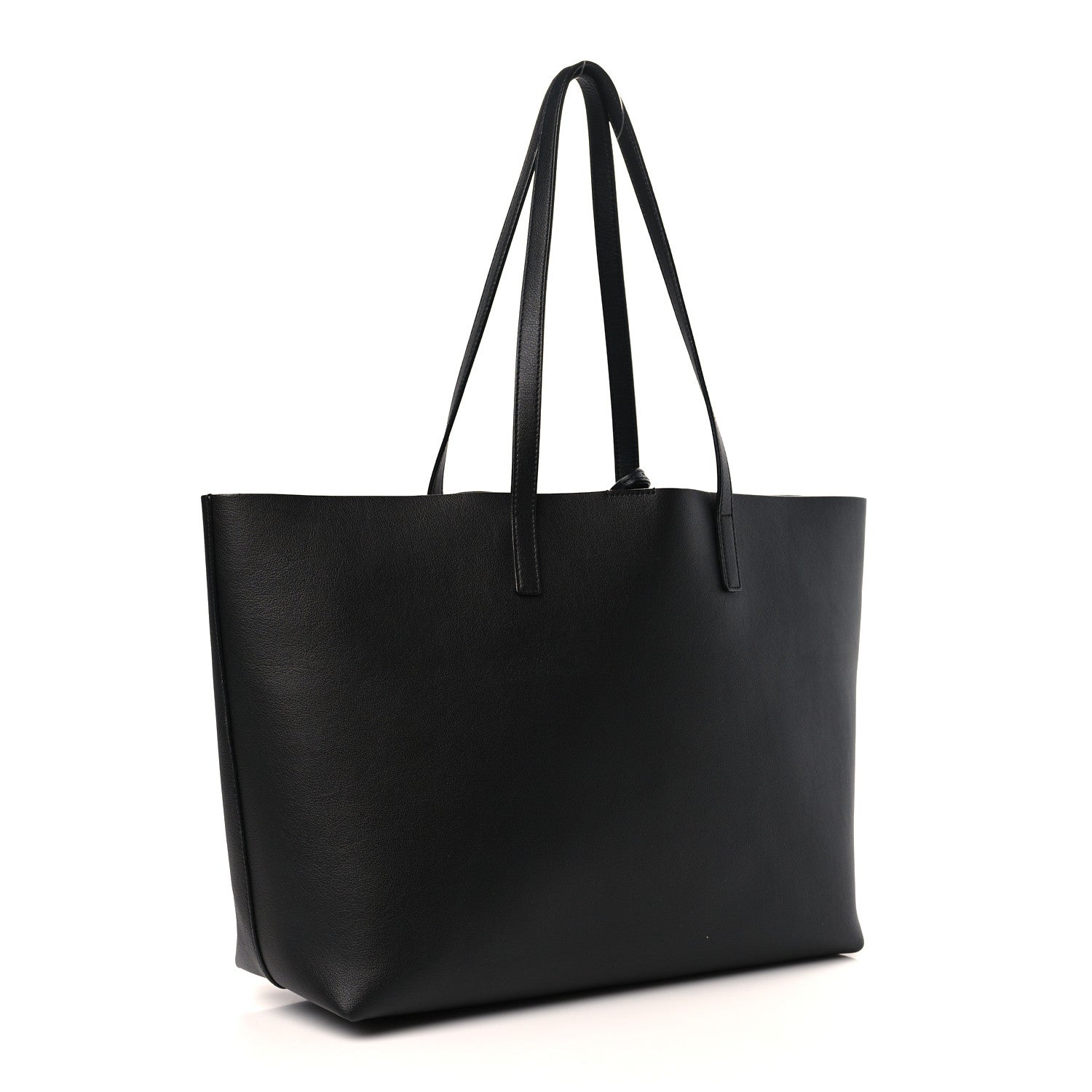 Saint Laurent Calfskin Large Shopping Tote Black 4 of 10