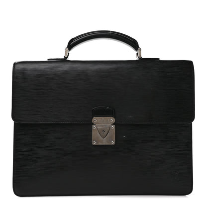 Louis Vuitton Epi Robusto 1 Compartment Briefcase Black 1 of 11