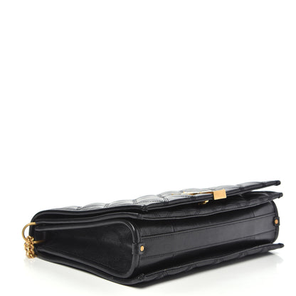 Saint Laurent Lambskin Quilted Small Becky Chain Bag Black 5 of 10