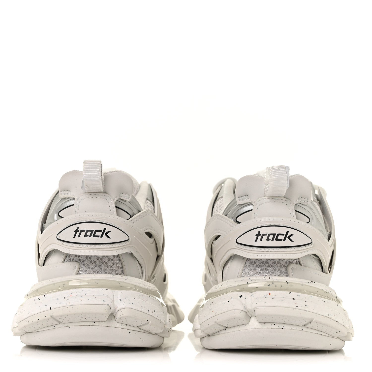 Balenciaga Rubber Mesh Fabric Monocolor Recycled Sole Womens Track Sneakers 38 White 5 of 7