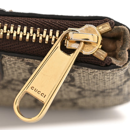 Gucci GG Supreme Monogram Web Ophidia Key Case Beige New Acero 8 of 8