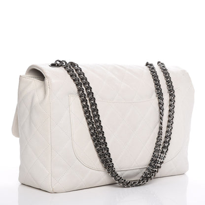Chanel Caviar Quilted 2.55 Reissue 226 Flap White 3 of 14