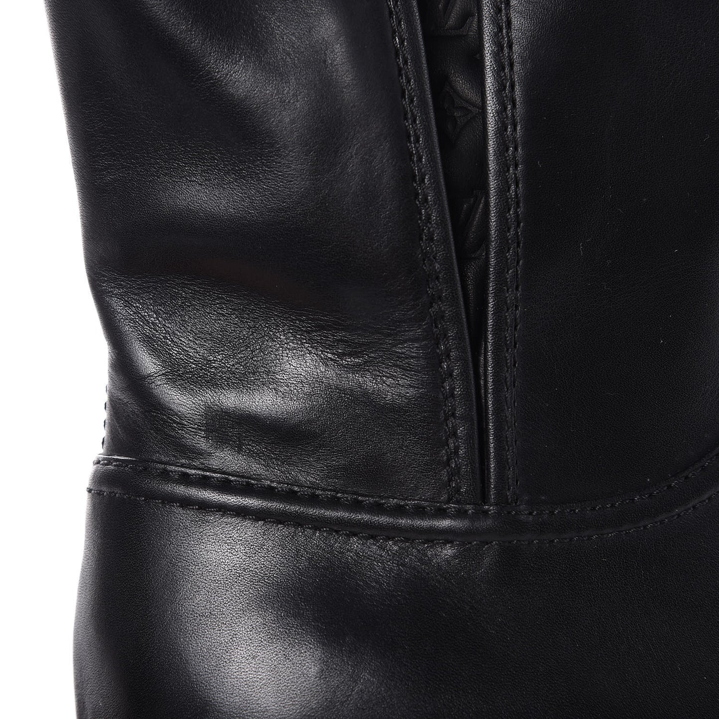 Calfskin Monogram Suzy Boots 36.5 Black