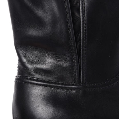 Louis Vuitton Calfskin Monogram Suzy Boots 36.5 Black 6 of 10