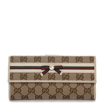 Gucci Monogram Mayfair Continental Wallet Off White 1 of 4