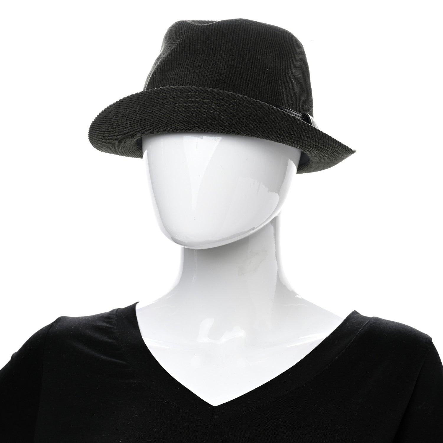 Hermes Corduroy Trilby 55 Hat 56 2 of 9