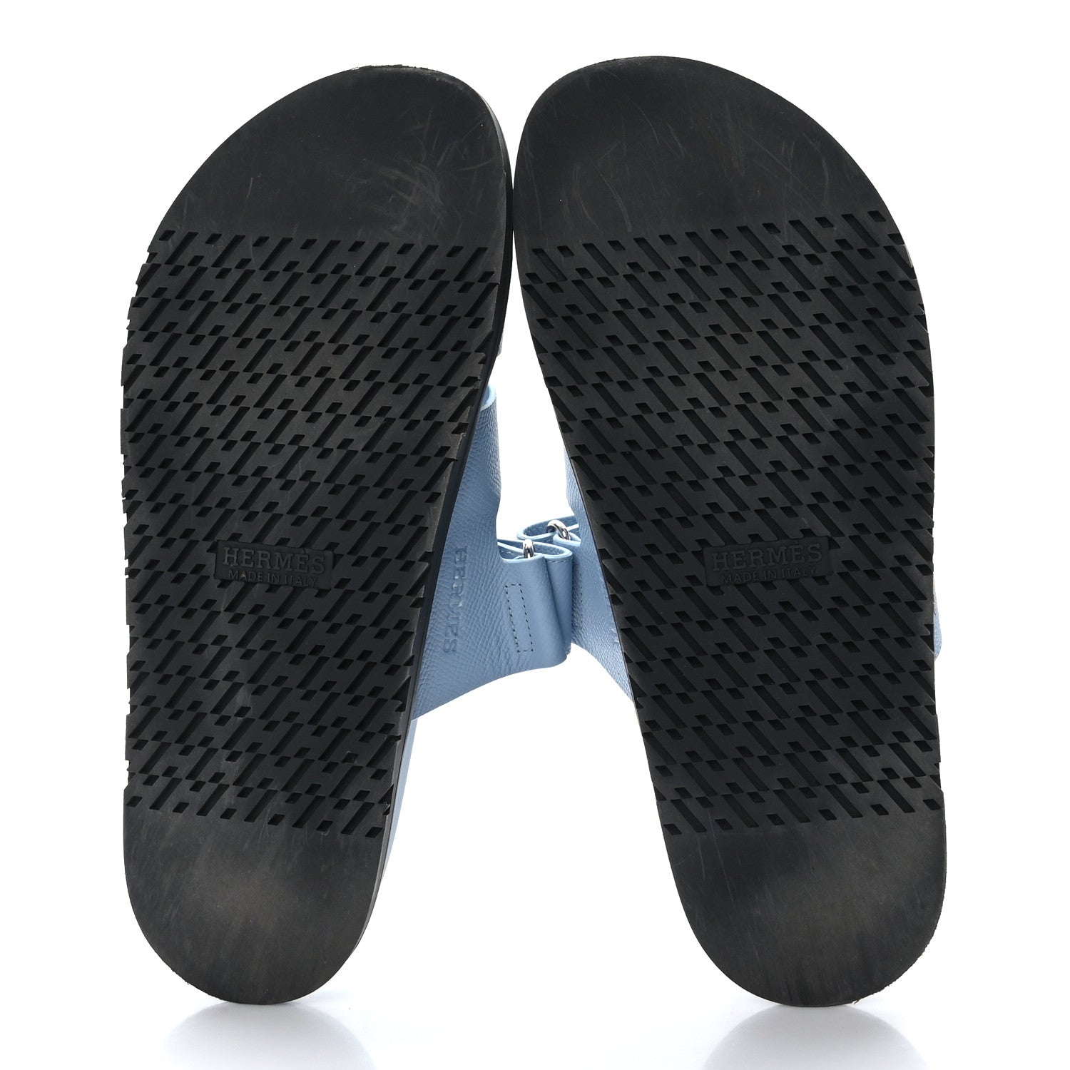 Hermes Epsom Mens Chypre Sandals 43 Bleu Faience 43 5 of 8