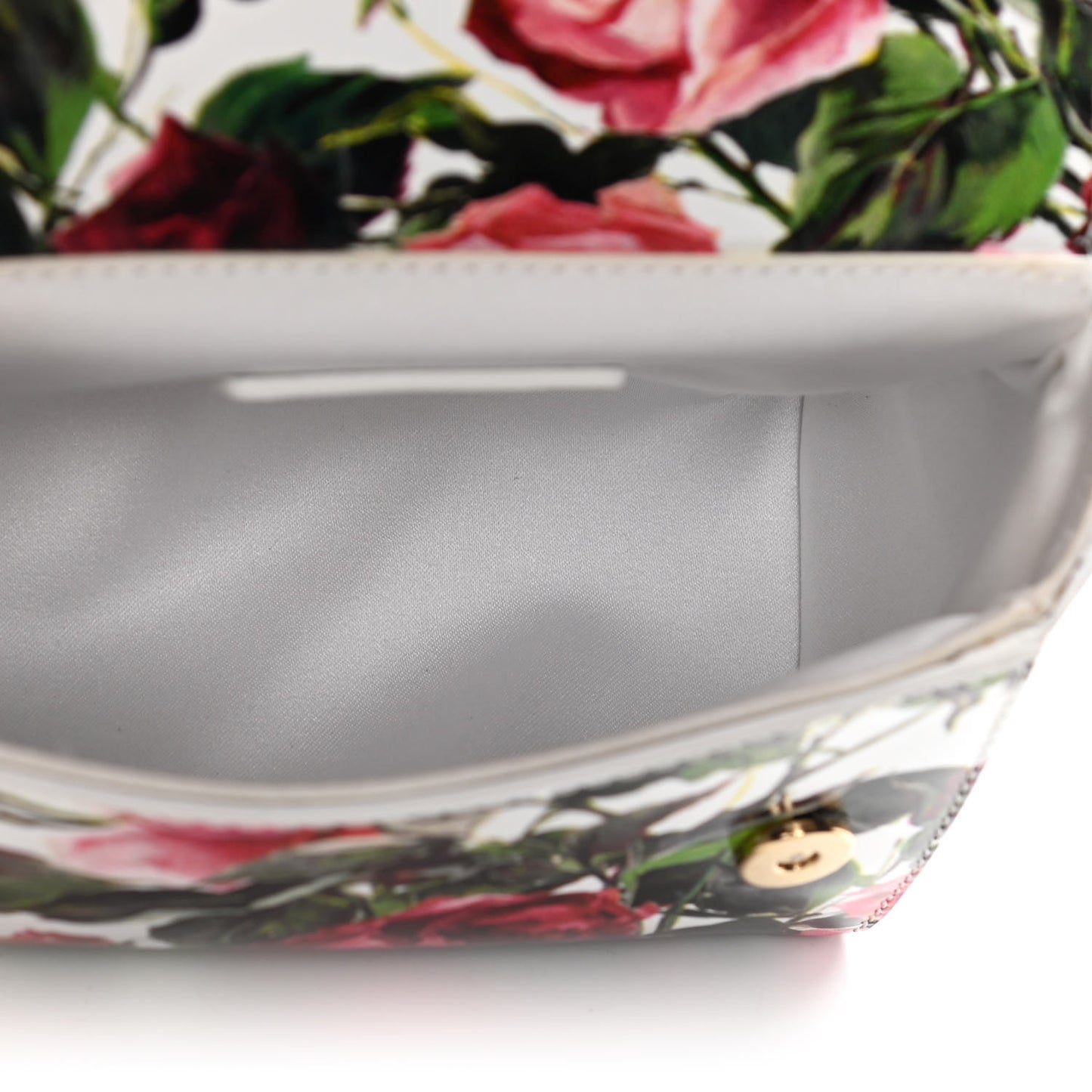 Calfskin Rose Print Micro Miss Sicily Satchel Pink