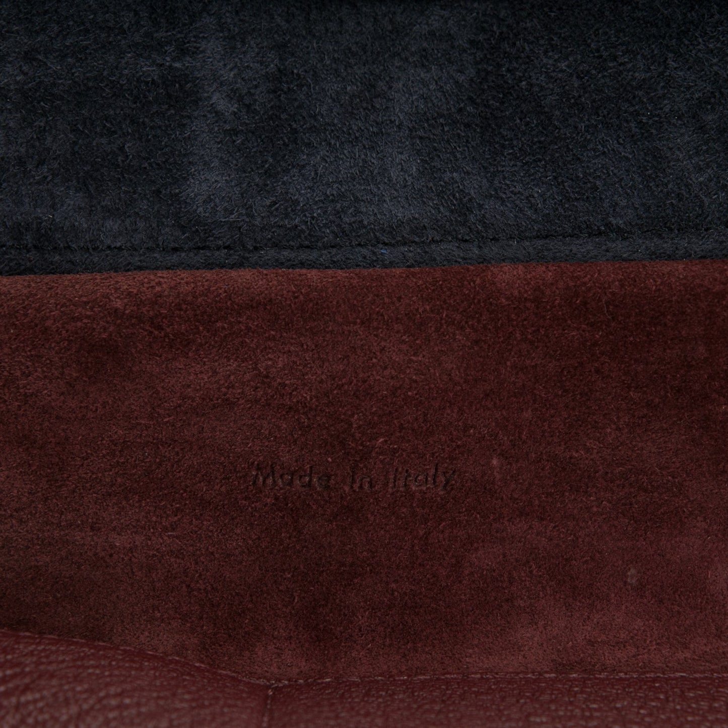 Goatskin Smooth Calfskin Mini Belt Bag Burgundy
