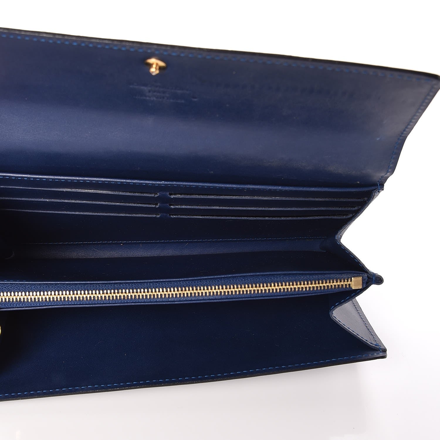 Louis Vuitton Vernis Sarah Wallet Grand Blue 5 of 7