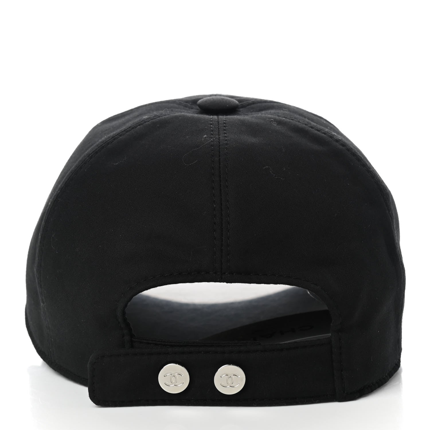 Chanel Cotton CC Cap Hat Black 6 of 8