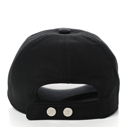 Chanel Cotton CC Cap Hat Black 6 of 8