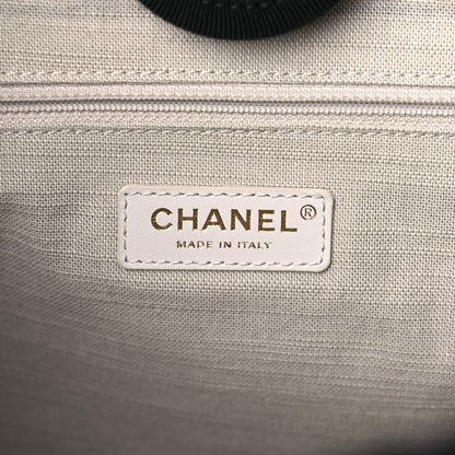 Chanel Mixed Fibers Small Deauville Tote Navy 7 of 11