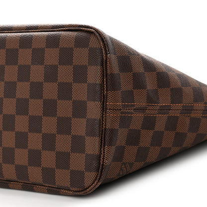 Louis Vuitton Damier Ebene Neo Neverfull MM Rose Ballerine 11 of 12