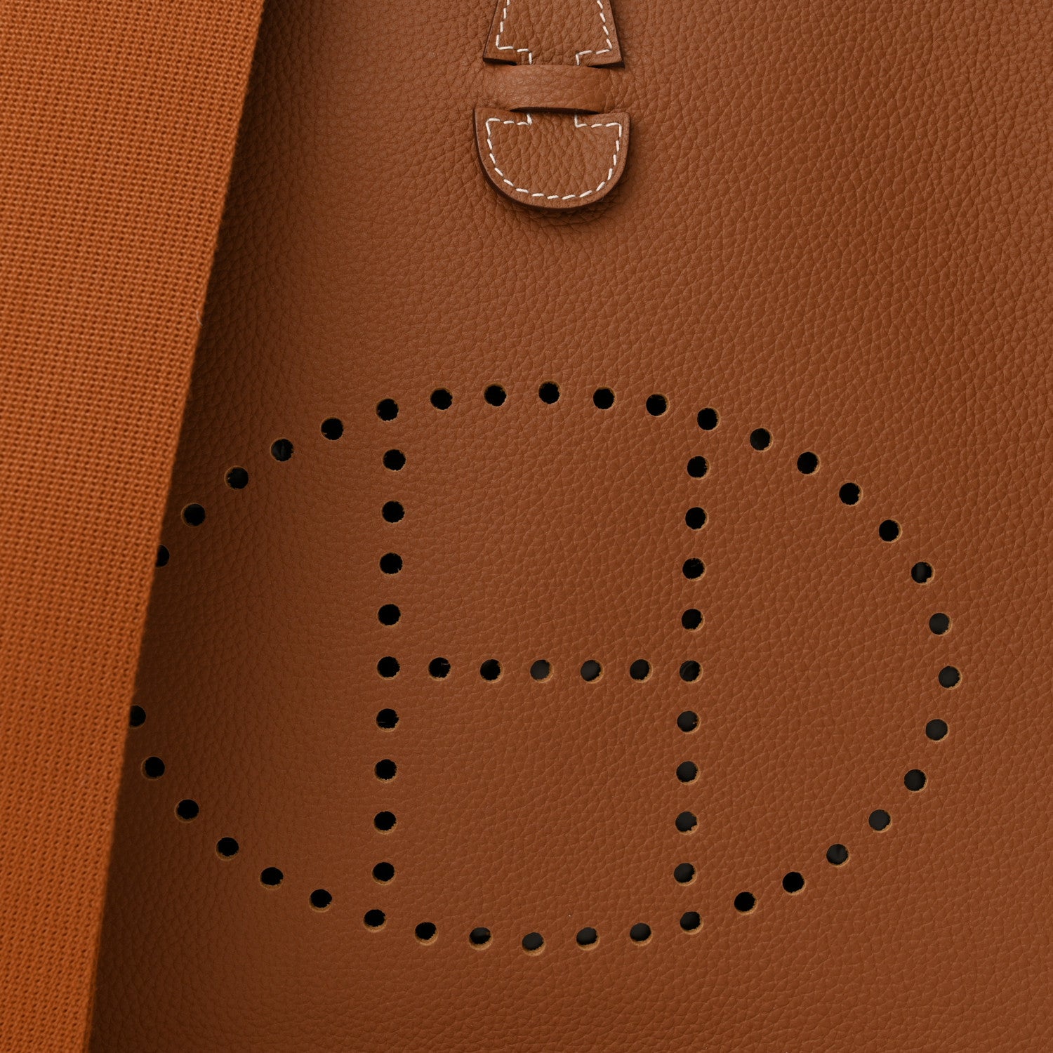 Hermes Taurillon Clemence Evelyne III PM Gold 8 of 11