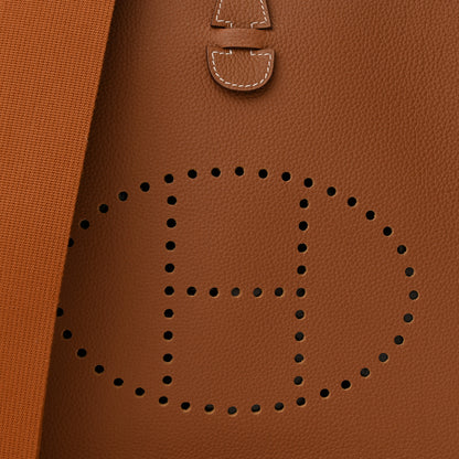 Hermes Taurillon Clemence Evelyne III PM Gold 8 of 11