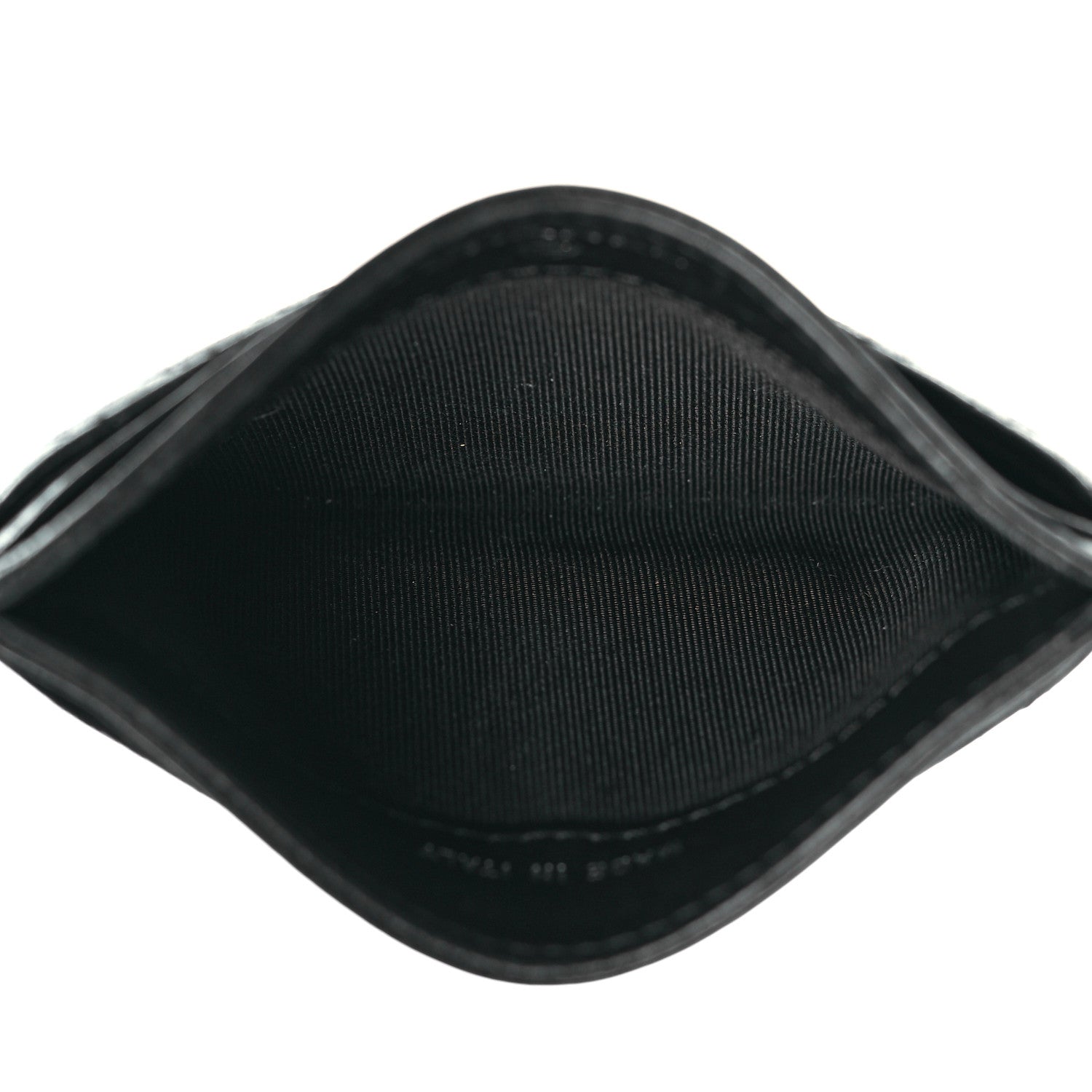 Chanel Lambskin Chevron Quilted Card Holder Black 5 of 10