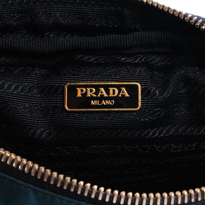 Prada Vela Cosmetic Pouch Petrolio 7 of 12
