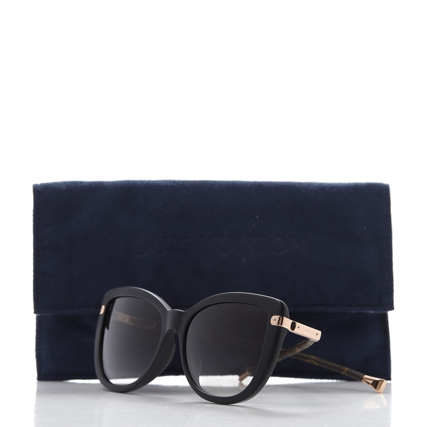 Monogram Acetate Charlotte Sunglasses Z0781E Black
