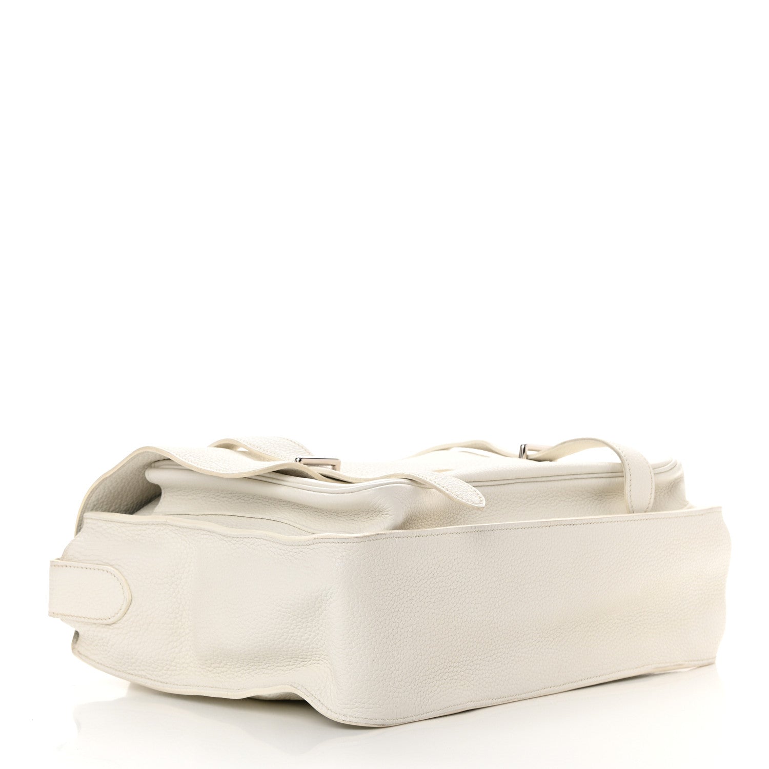 Hermes Taurillon Clemence Steve 35 White 4 of 20