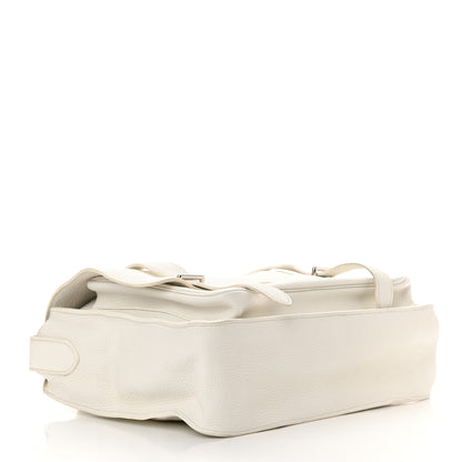 Hermes Taurillon Clemence Steve 35 White 4 of 20