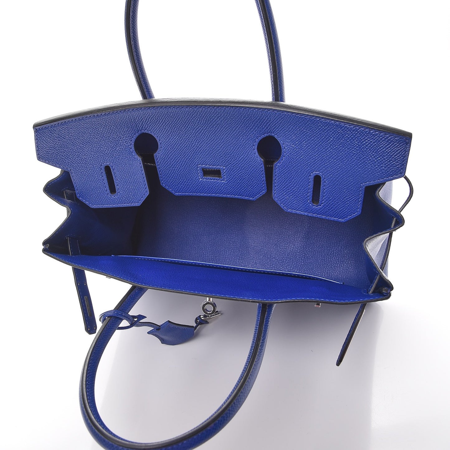 Epsom Birkin 30 Bleu Electrique