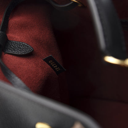 Louis Vuitton Empreinte Monogram Giant Neonoe MM Black Beige 8 of 13