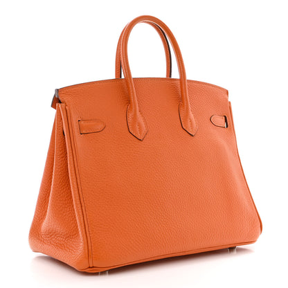 Hermes Togo Birkin 25 Orange 3 of 10