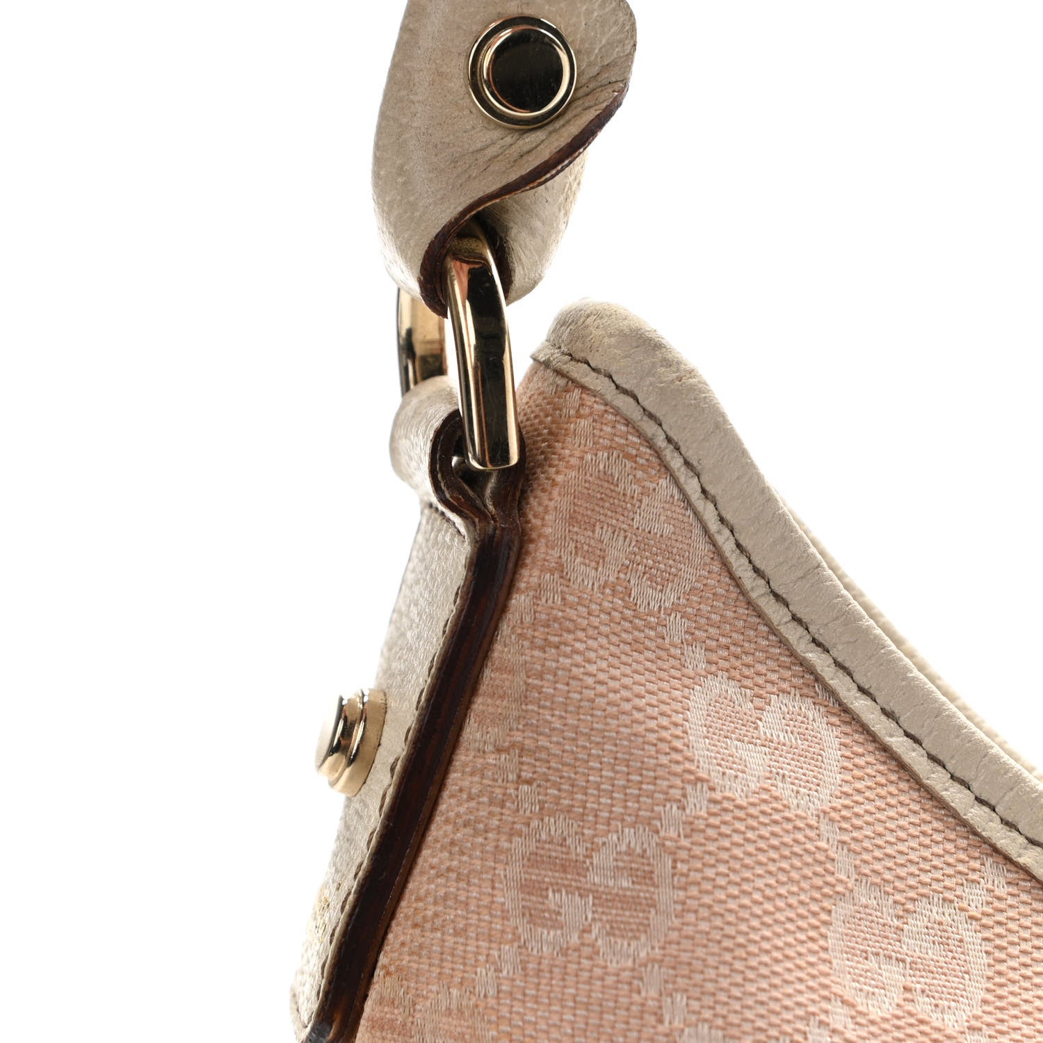 Gucci Monogram Medium Abbey D Ring Hobo Pink 18 of 19