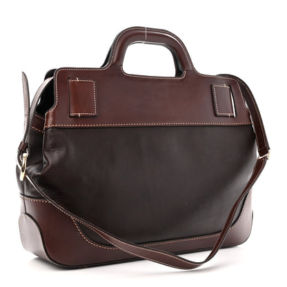 Salvatore Ferragamo Calfskin The W Bag Fondente 3 of 11