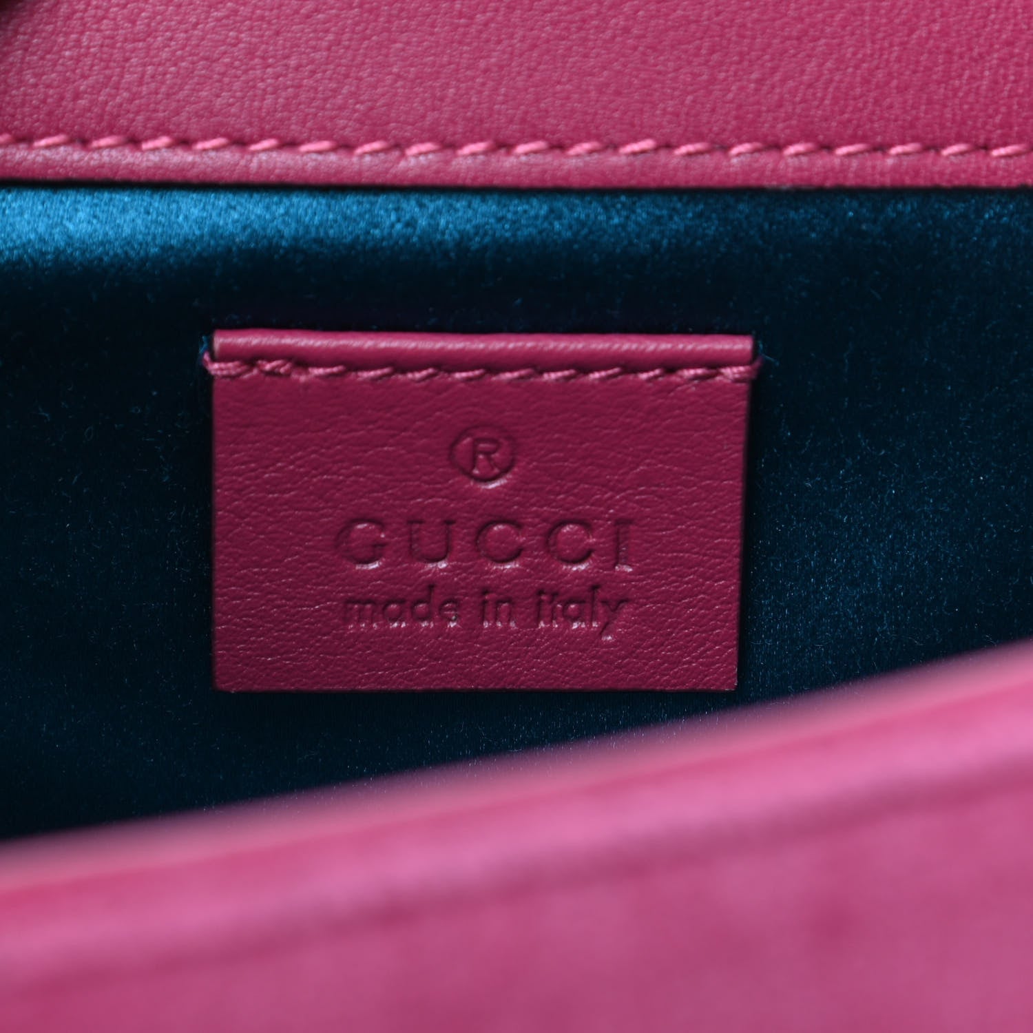 Gucci Velvet Crystal Square G Shoulder Bag Light Raspberry Rose 6 of 9