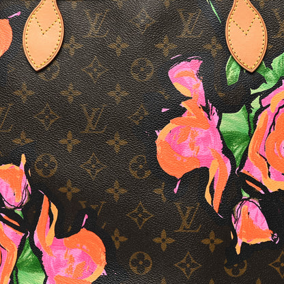 Louis Vuitton Monogram Roses Neverfull MM 7 of 9