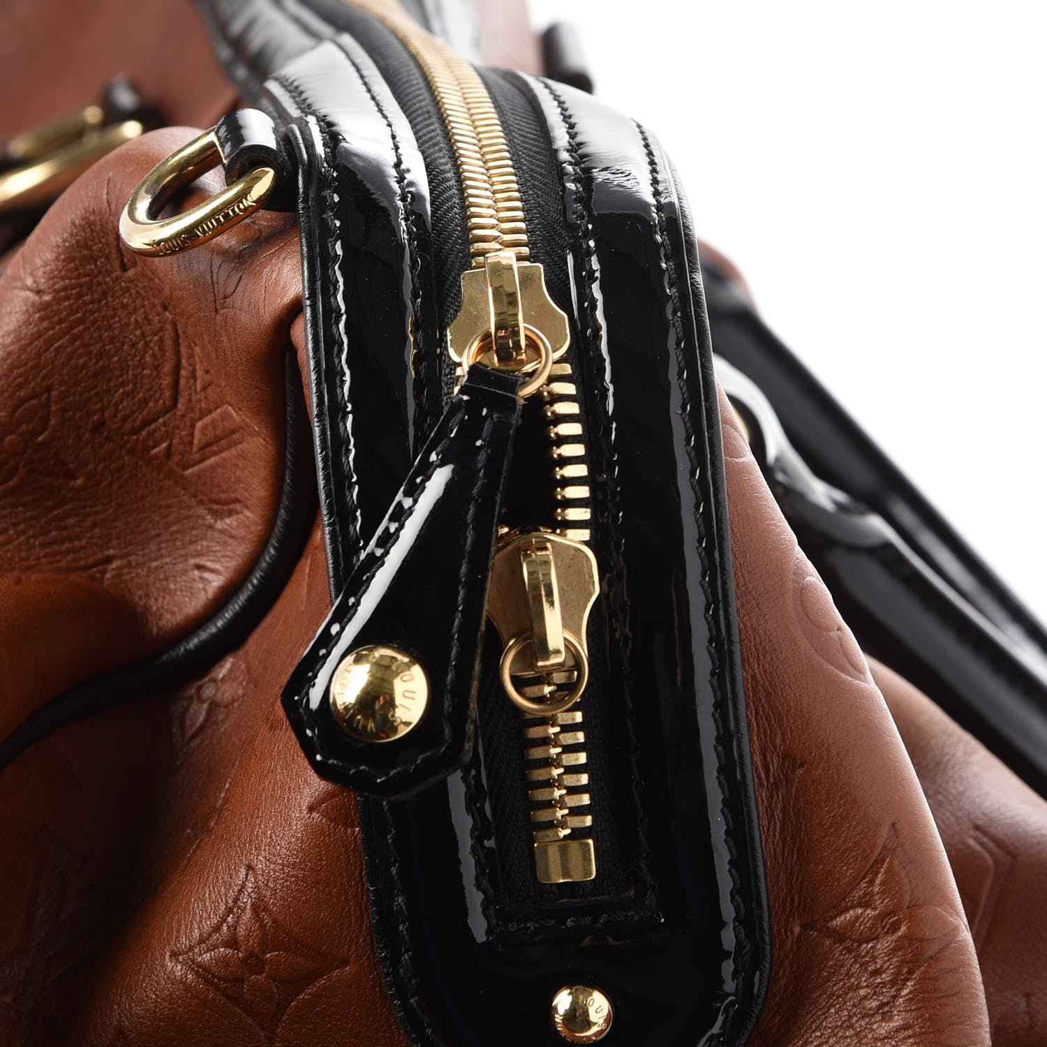 Louis Vuitton Cuir Embossed Monogram Stephen Bag Fauve 6 of 10