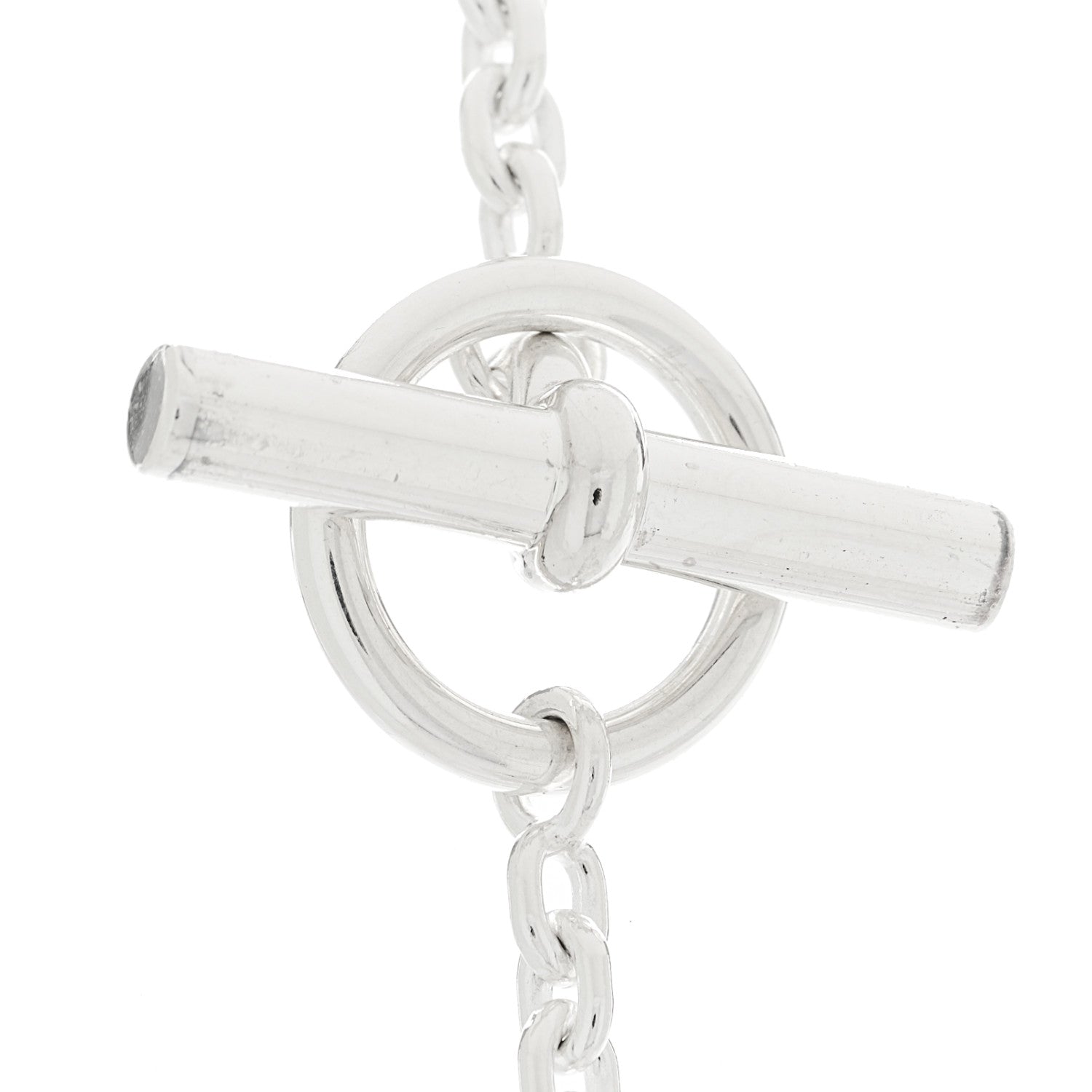 Hermes Sterling Silver Farandole Necklace 80 4 of 6