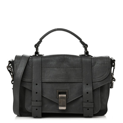 Proenza Schouler Lambskin Tiny PS1 Satchel Grey 1 of 10