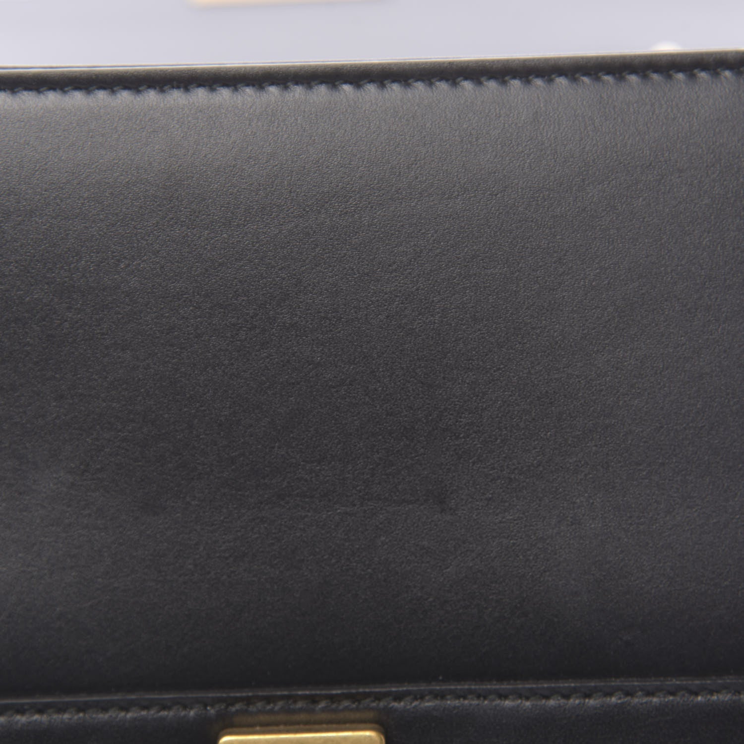 Gucci Calfskin Sylvie Web Small Queen Margaret Top Handle Bag Black 11 of 13