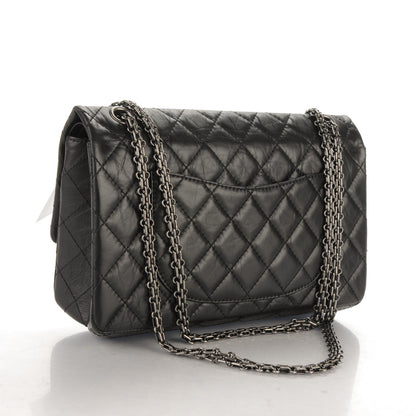 Chanel Aged Calfskin Quilted 2.55 Reissue 226 Flap Black 3 of 7
