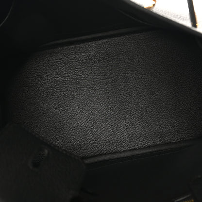Hermes Togo Birkin 25 Black 5 of 11