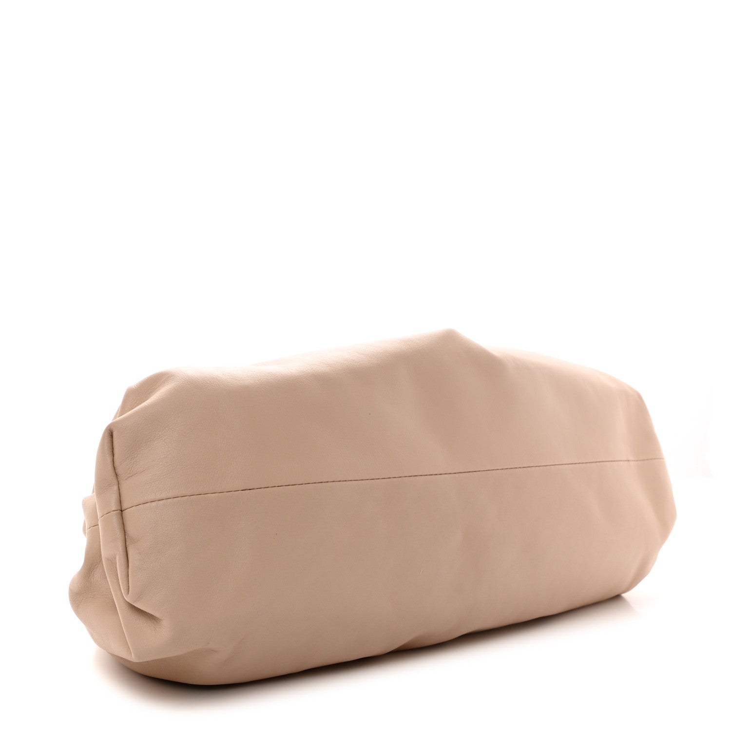 Bottega Veneta Smooth Butter Calf The Pouch Oversized Clutch Nude 4 of 7
