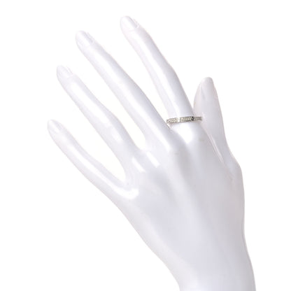 Cartier 18K White Gold Diamond 2.6mm LOVE Paved Band Ring 58 8.5 2 of 6