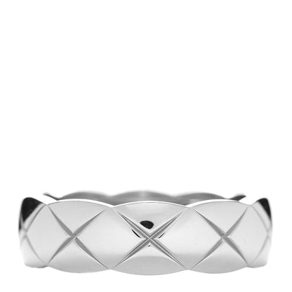 Chanel 18K White Gold Small Coco Crush Ring 60 9 3 of 6