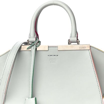 Fendi Vitello Dolce Mini 3jours Tote Grigio Perla 8 of 14