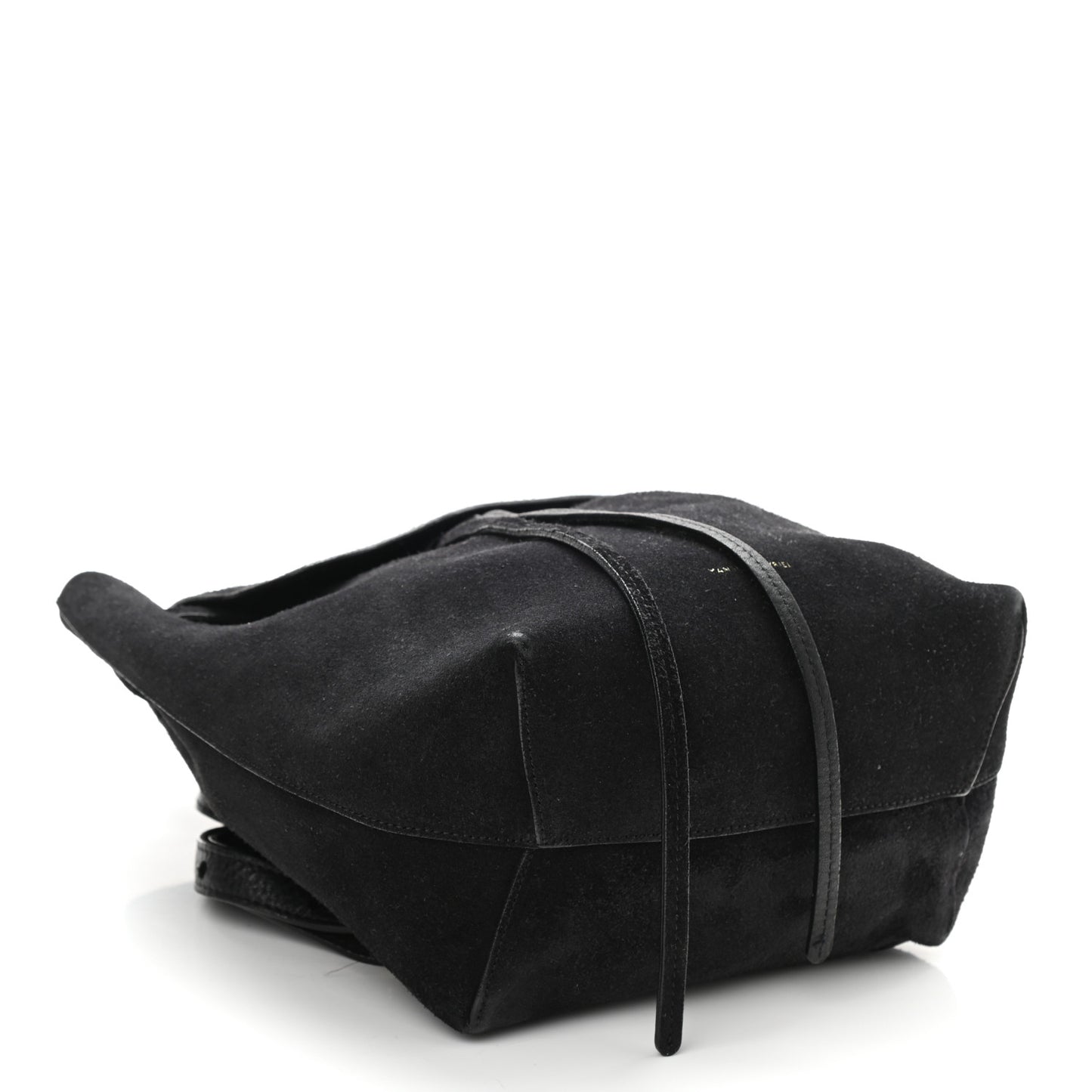 Suede Backpack Black