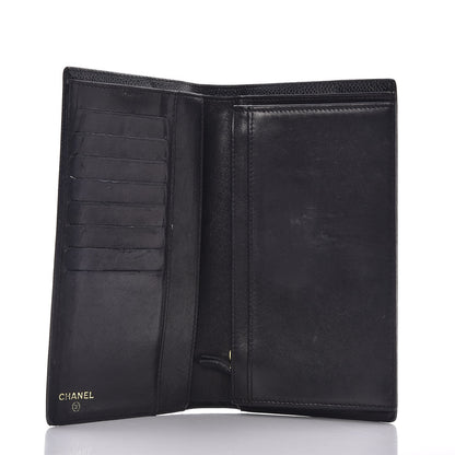 Chanel Caviar Timeless CC Yen Wallet Black 5 of 9